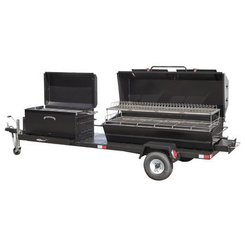 Meadow Creek BBQ144 Commercial Chicken Cooker Trailer (4 pit)